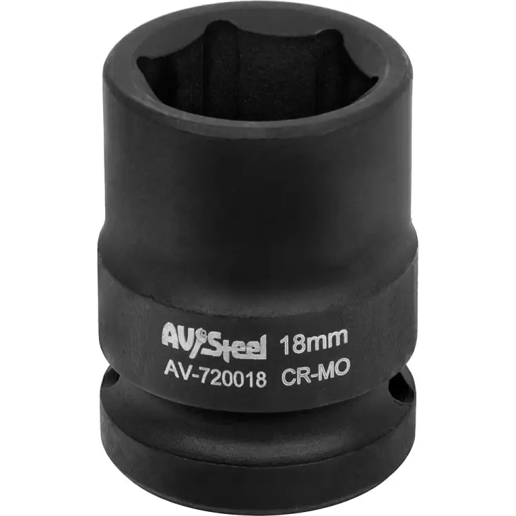 Ударная шестигранная торцевая головка AV Steel AV-720018