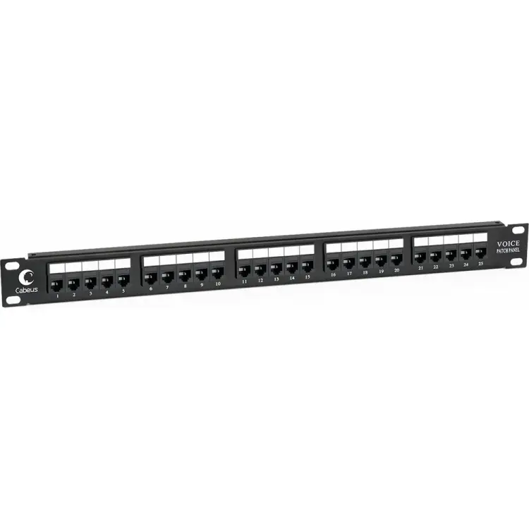 Патч-панель Cabeus PL-25-TEL-Toolless Патч-панель Cabeus PL-25-TEL-Toolless