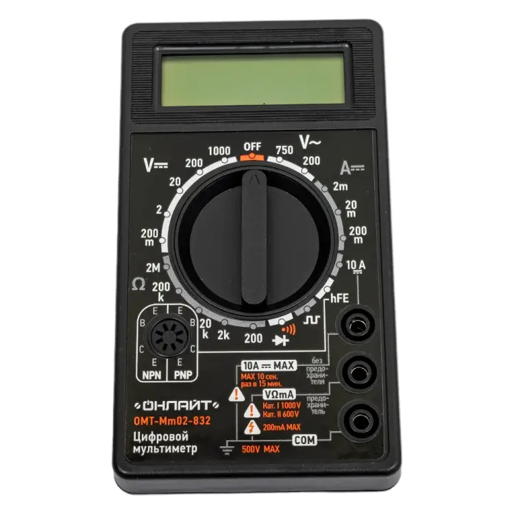 Мультиметр ОНЛАЙТ OMT-Mm02-832 82972