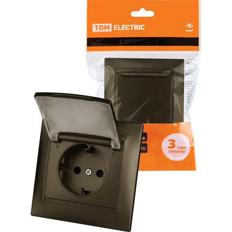 Розетка TDM ELECTRIC Лама SQ1815-0714
