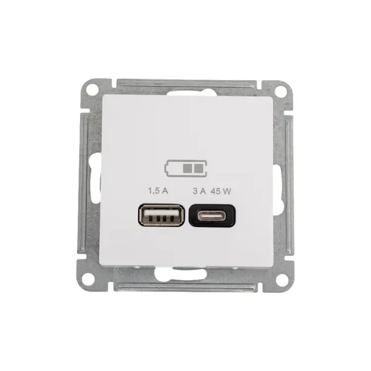 Розетка Systeme Electric USB ATLASDESIGN ATN000129