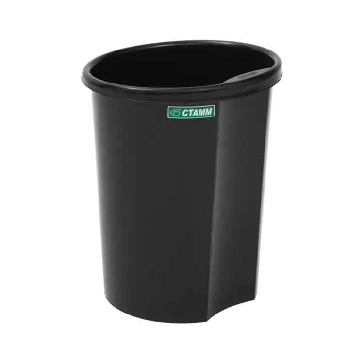 Цельная корзина для бумаг Стамм КР11