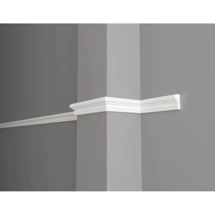 Ударопрочный влагостойкий стеновой молдинг под покраску Decor-Dizayn DD608