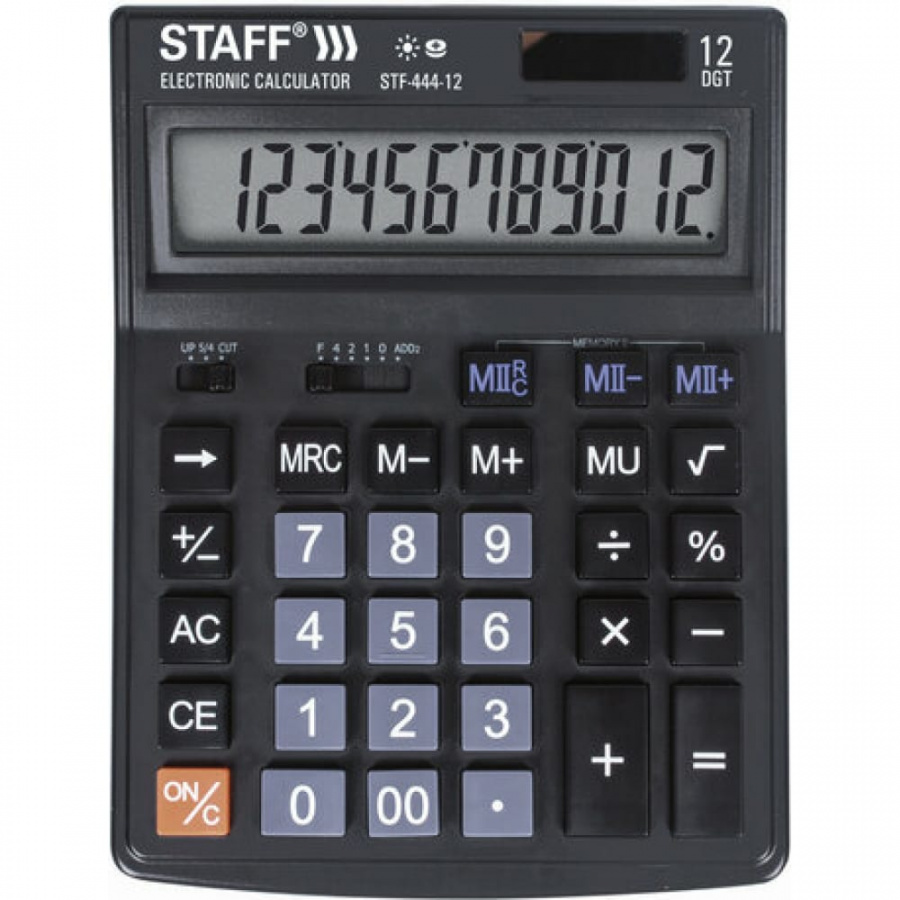 Настольный калькулятор Staff STF-444-12