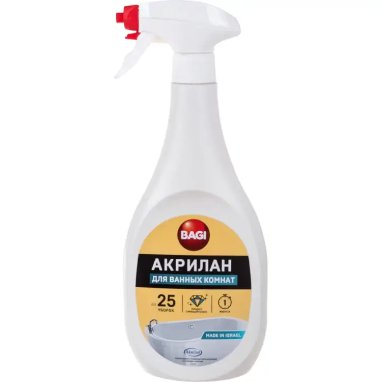 Чистящая пена для ванных комнат Bagi Акрилан 1015024133