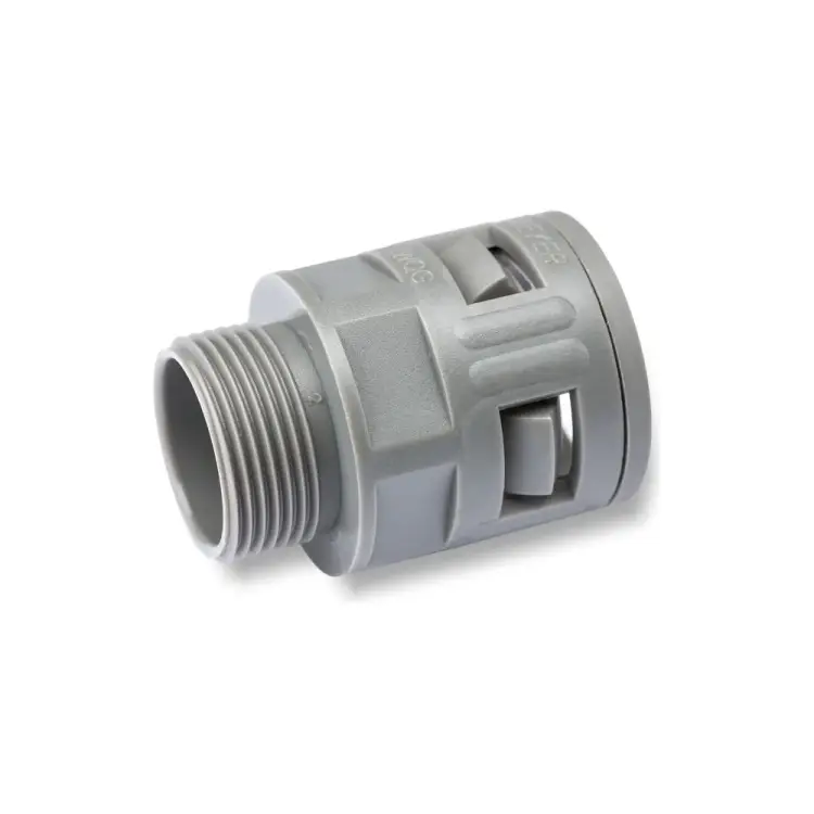 Для гофрированных труб муфта Weyer WQG-P11G/AD15.8 - коннектор прямой, нар. PG11 WE0206500