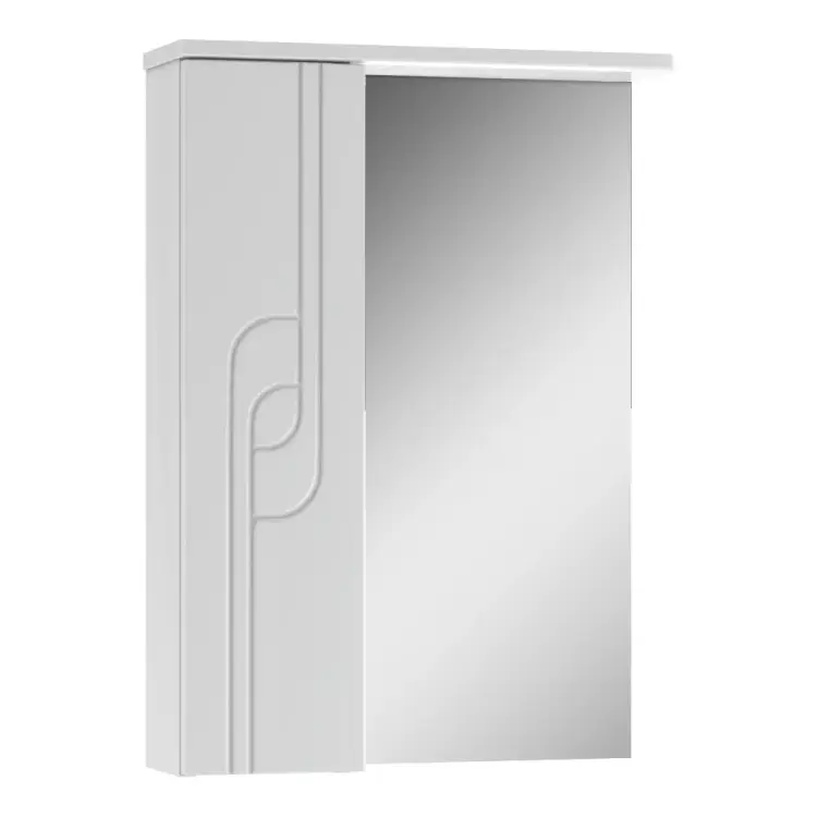 Левый шкаф-зеркало Айсберг Лилия 50 DA2004HZ