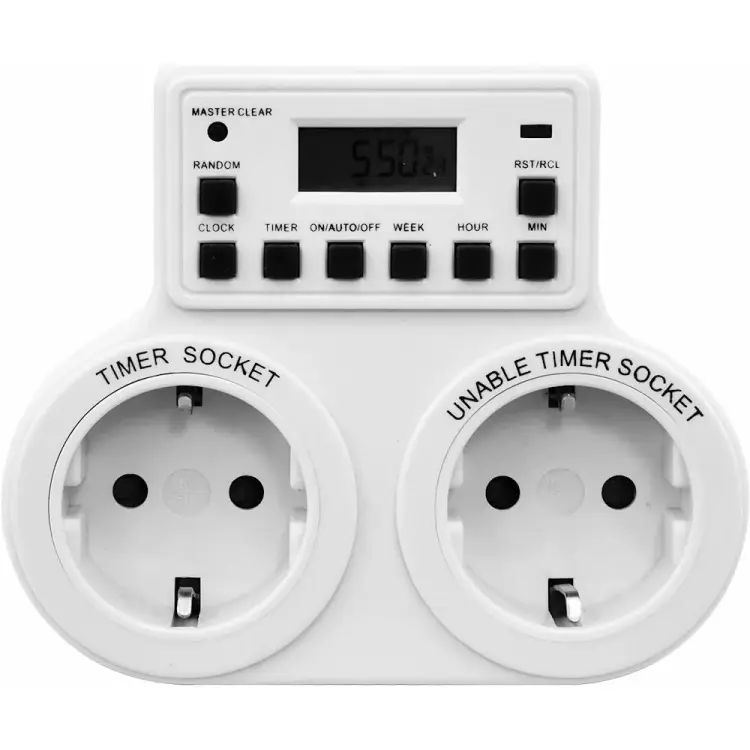 Недельная розетка FERON TM25 23236