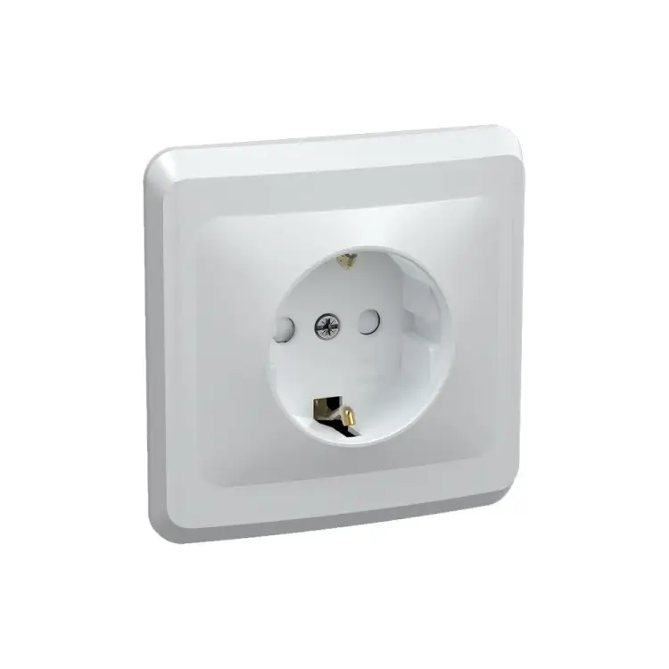 Одноместная розетка IEK ВЕГА РСш10-3-ВБ ERV14-K01-16-DM