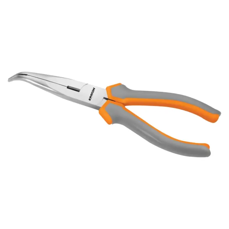 Изогнутые тонкогубцы Кратон Standart 2 12 02 009 Изогнутые тонкогубцы Кратон Standart 2 12 02 009