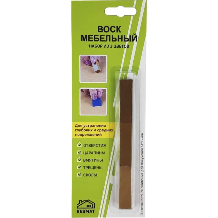 Набор восковых мелков Resmat 2714