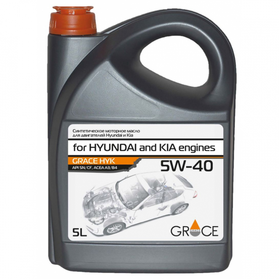 Моторное синтетическое масло GRACE LUBRICANTS HYK 5W-40