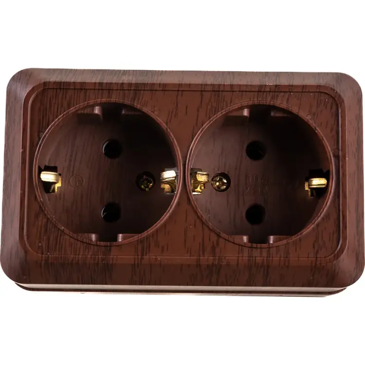 Двойная розетка Intro Quadro Б0053805