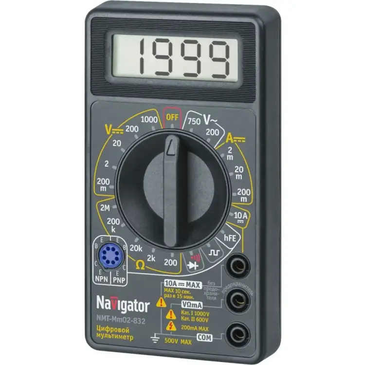 Мультиметр Navigator 93 587 nmt-mm02-831 831 93587