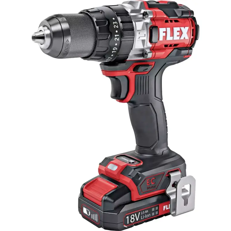 Двухскоростная аккумуляторная ударная дрель FLEX PD 2G 18.0-EC-HD C 515698