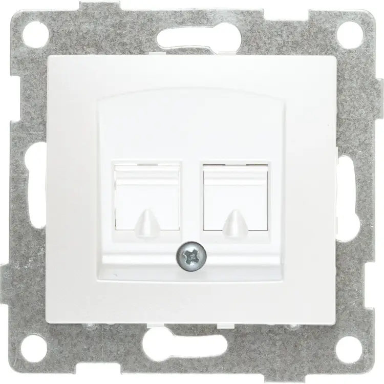 Двойной механизм телефонной розетки GUSI Electric С10Т2-028