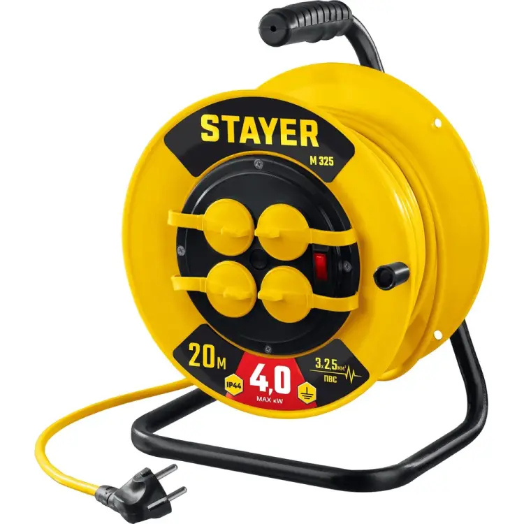 Силовой удлинитель STAYER 55064-20 Силовой удлинитель STAYER 55064-20
