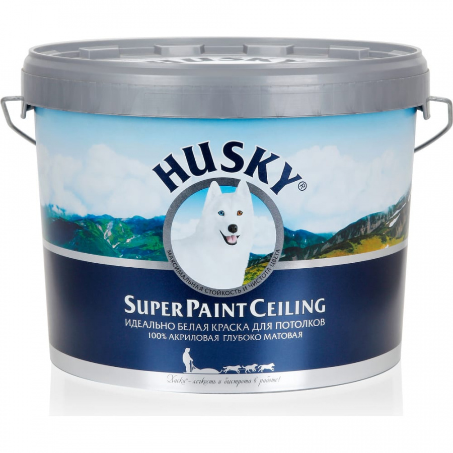 Потолочная краска HUSKY SUPER PAINT CELING