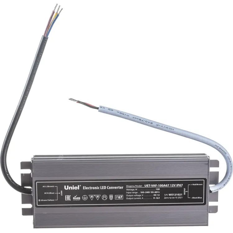 Блок питания Uniel 100A67 UL-00007576