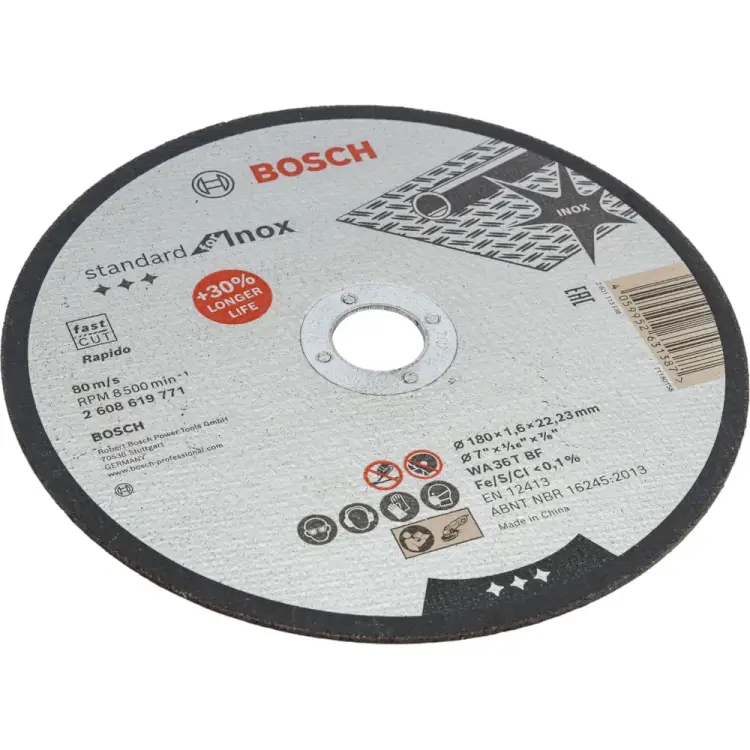 Отрезной круг Bosch Standard For Inox 2608619771 Отрезной круг Bosch Standard For Inox 2608619771