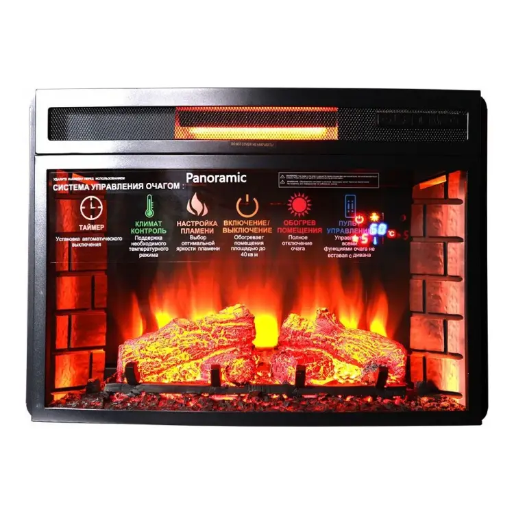 Очаг InterFlame Panoramic25 Led F/X Quartz Очаг InterFlame Panoramic25 Led F/X Quartz