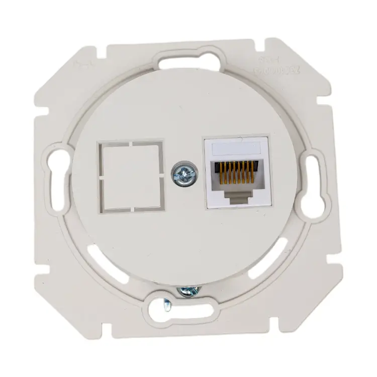 Механизм компьютерной розетки BYLECTRICA ПРОВАНС РК18-6311 перламутр
