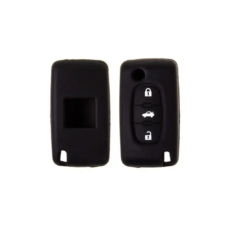 Силиконовый чехол на автомобильный ключ PEUGEOT 307/408 /407/607 SKYWAY S05701072