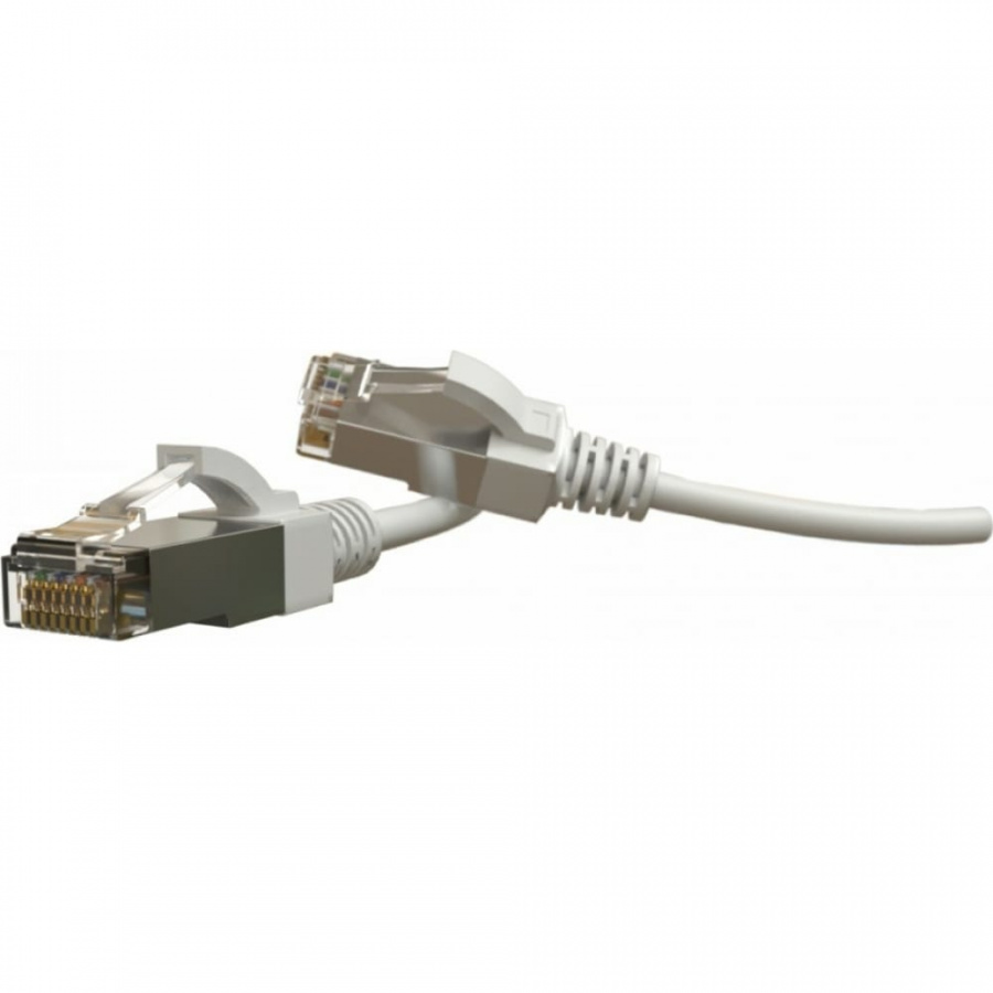 Экранированный патч-корд Hyperline PC-LPT-SFTP-RJ45-RJ45-C6-3M-LSZH-WH