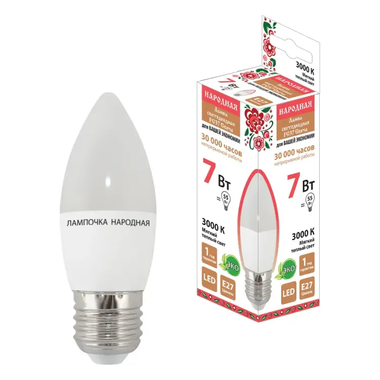 Светодиодная лампа TDM ELECTRIC Народная SQ0340-1542