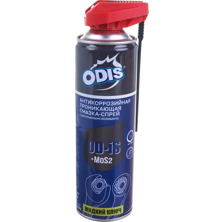 Антикоррозийная смазка-спрей ODIS De-Rust and Lubricating OD-IS+MoS2 Ds4501