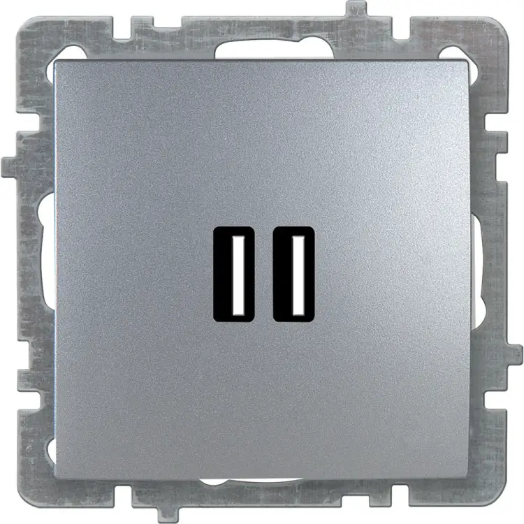 Механизм розетки Nilson Touran/Alegra metallic 24130481