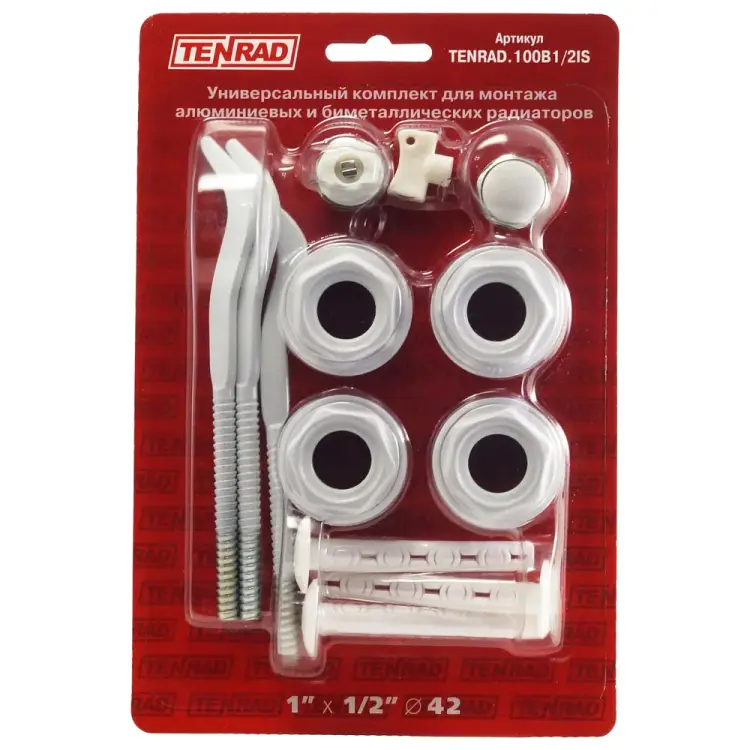 Универсальный комплект для монтажа радиаторов Valtec TENRAD.100B1