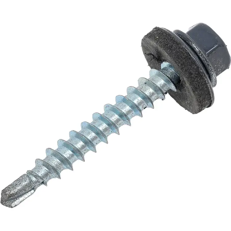 Саморез для крепления кровли STEELREX 4.8x35, RAL7024 60 шт. 0140048035B4000060327024