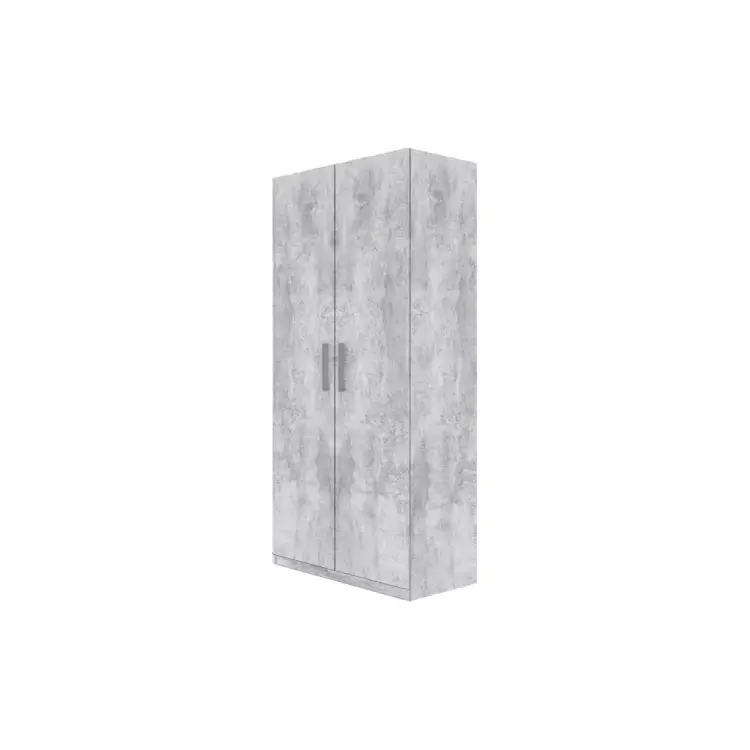 Шкаф ЦМК trend 1000x520x2200, распашной, 2-створчатый, бетонный камень ME0003