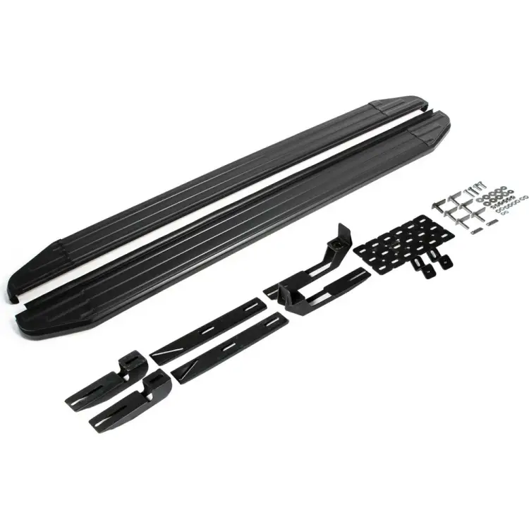 Автомобильные пороги для Toyota RAV4 CA40 2012-2019 г.в. Rival Premium-Black A173ALB.5705.1