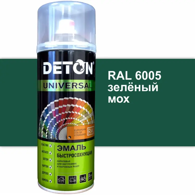 Быстросохнущая акриловая эмаль Deton DTN-A07251 Быстросохнущая акриловая эмаль Deton DTN-A07251