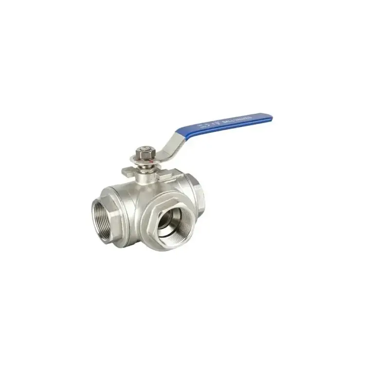 Трехходовой шаровый кран TITAN LOCK TL3V20-L-TF-S