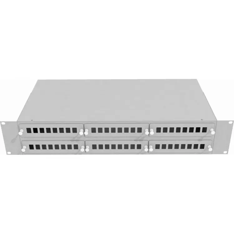 Стоечный оптический кросс TopLan КРС-Top-2U-48SC/DLC-GY