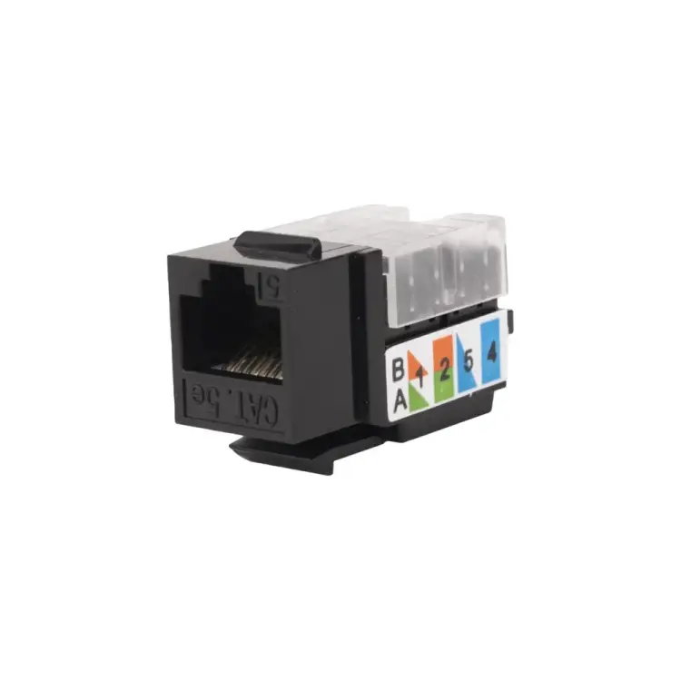 Вставка WRline WR-KJ-RJ45-C5E-90-SW-BK 505214
