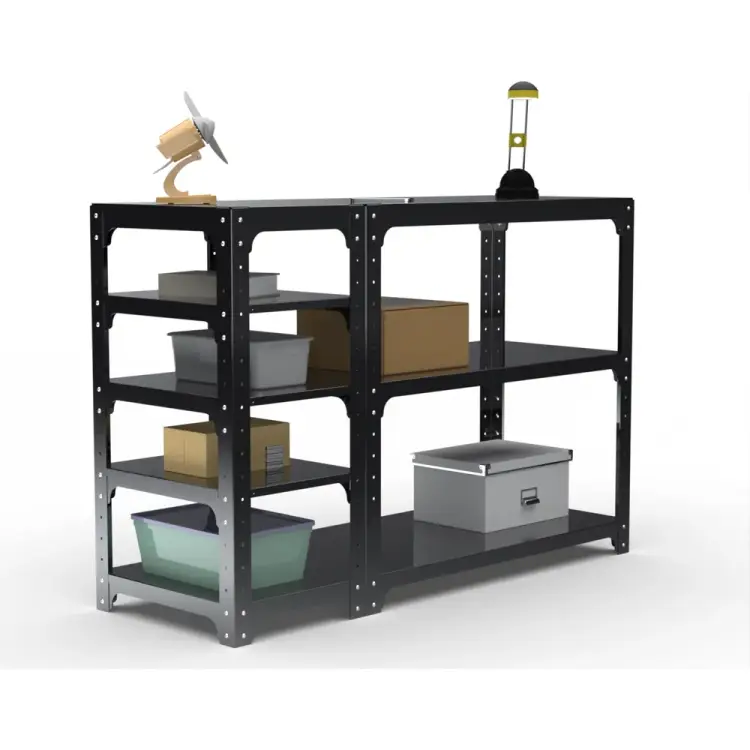 Стол-верстак ООО Металекс KIT 950х1000х600 мм, с боковыми полками, черный 205468