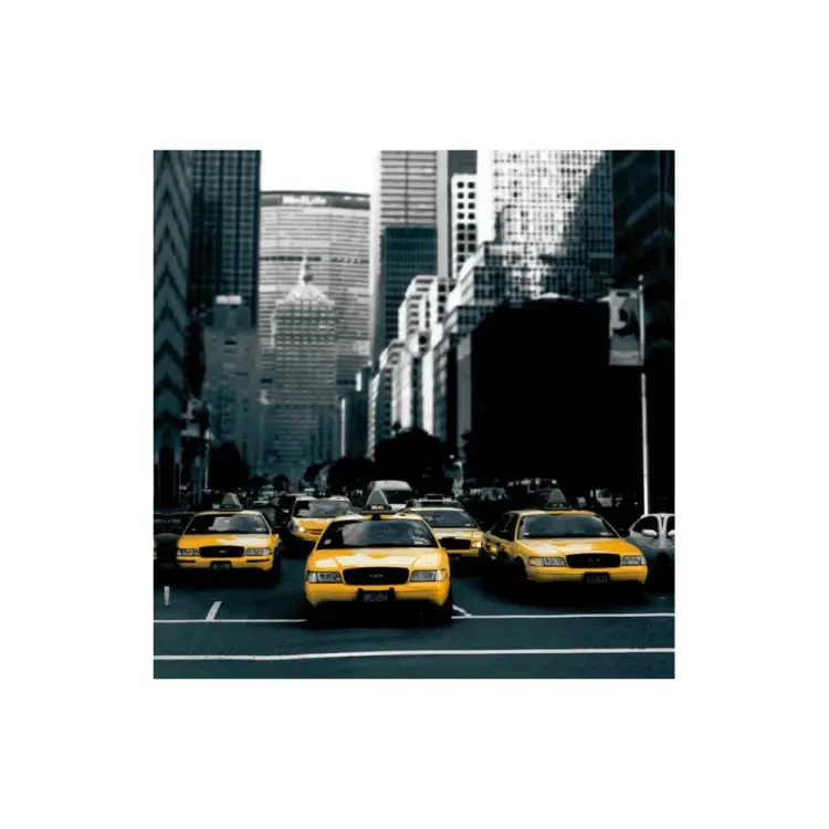 Тканевая шторка для ванны Melodia della vita Жёлтое такси MZ-123 21014