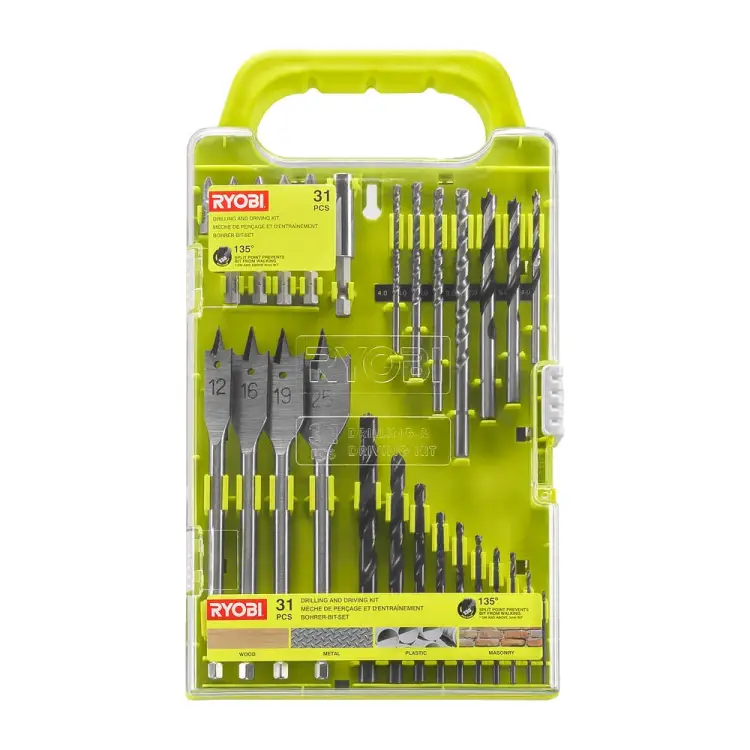 Набор сверл и бит Ryobi RAKDD31 5132004663 Набор сверл и бит Ryobi RAKDD31 5132004663
