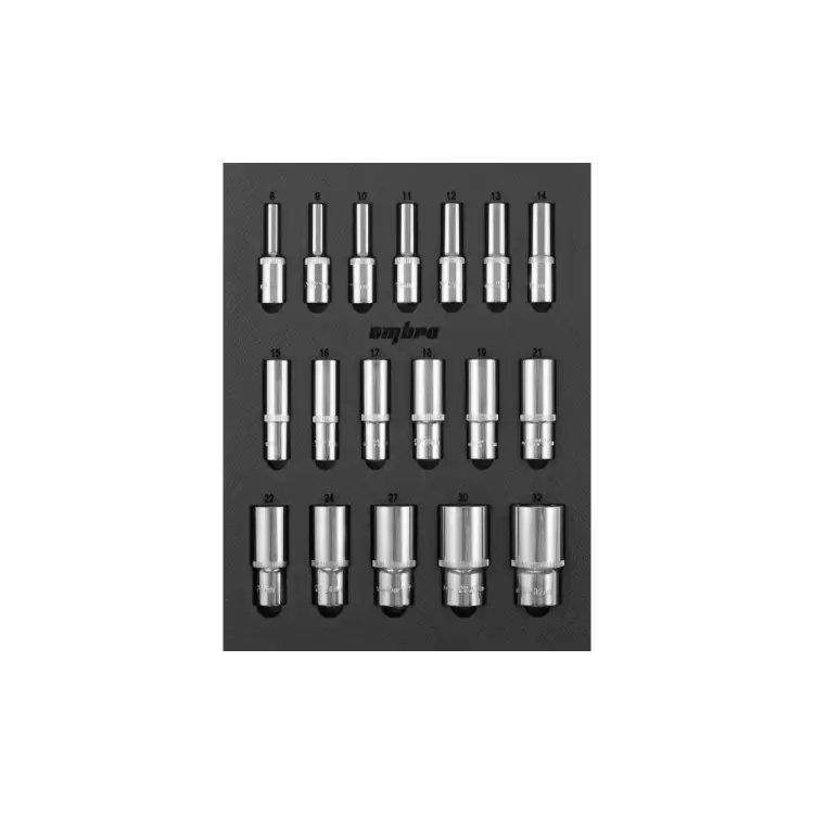 Набор глубоких торцевых головок Ombra OMT18STE 56132