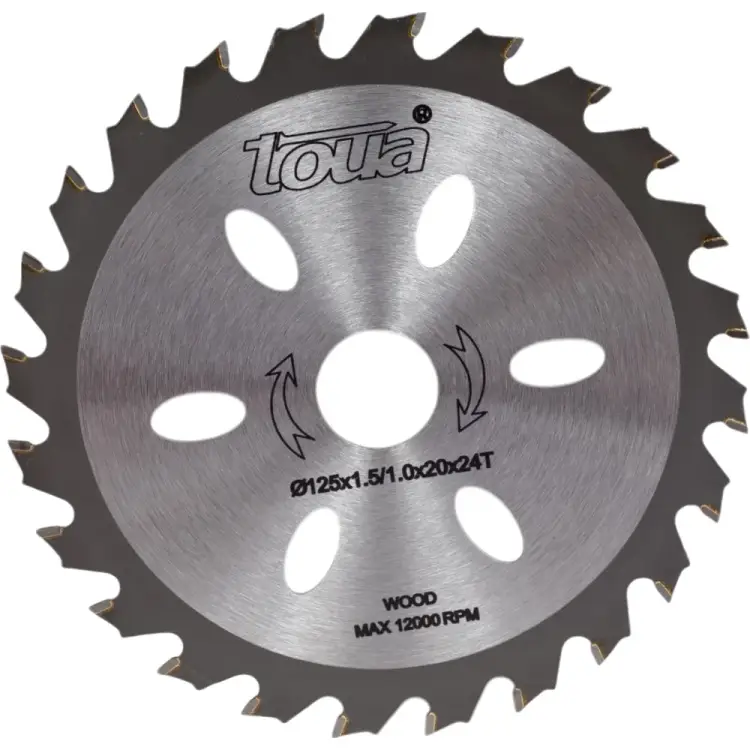 Диск пильный по дереву TOUA TDW1252024
