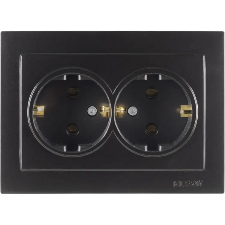 Двухместная розетка Nilson ALEGRA-THOR 27221025