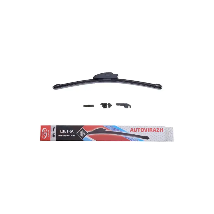 Бескаркасная щетка стеклоочистителя AUTOVIRAZH AV-155Y AV-002615