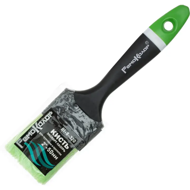 Плоская кисть РемоКолор Олимп Лазурь 01-8-320