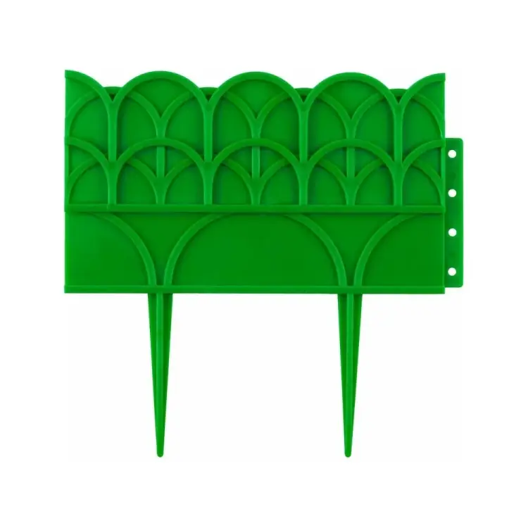 Садовый бордюр ПОЛИМЕРСАД Для цветников ПС-Б02-зел