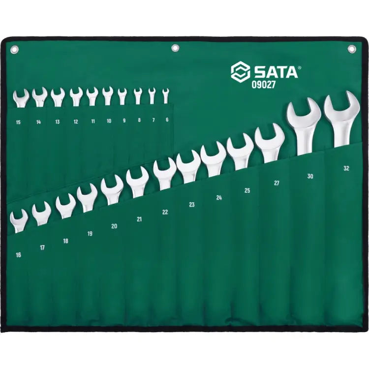 Набор комбинированных ключей Sata 09027 Набор комбинированных ключей Sata 09027