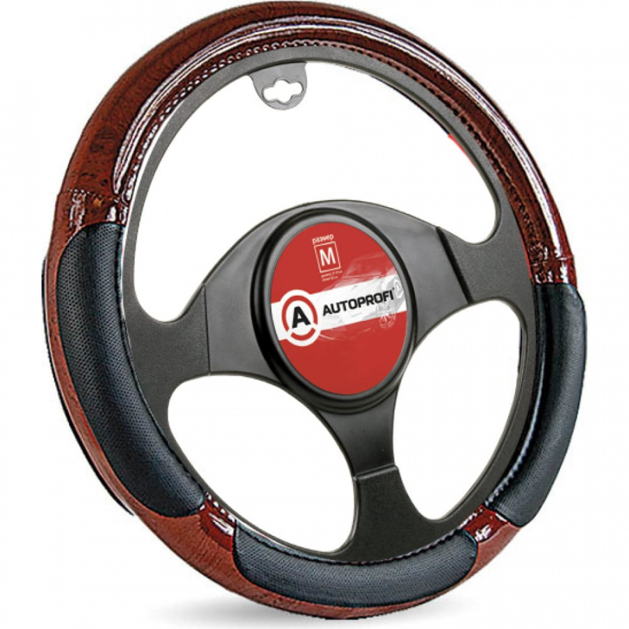 Оплетка руля AUTOPROFI SP-5022 BK M